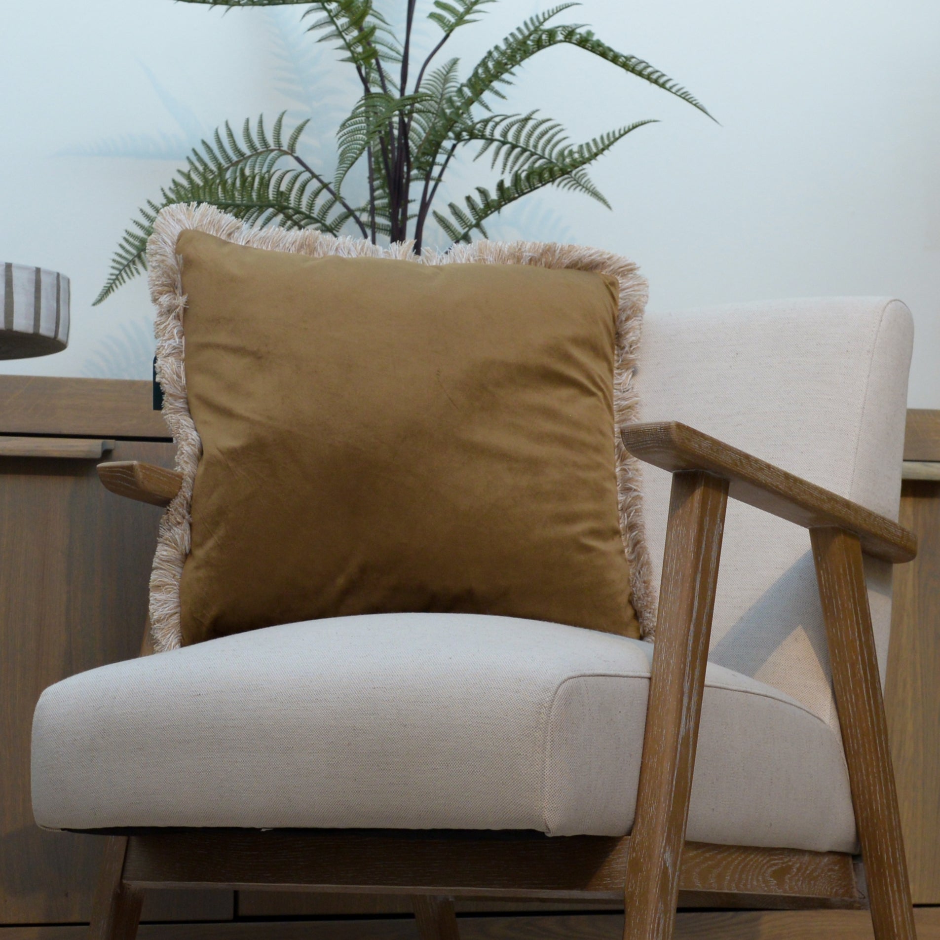 Bronze and Sand Cushion