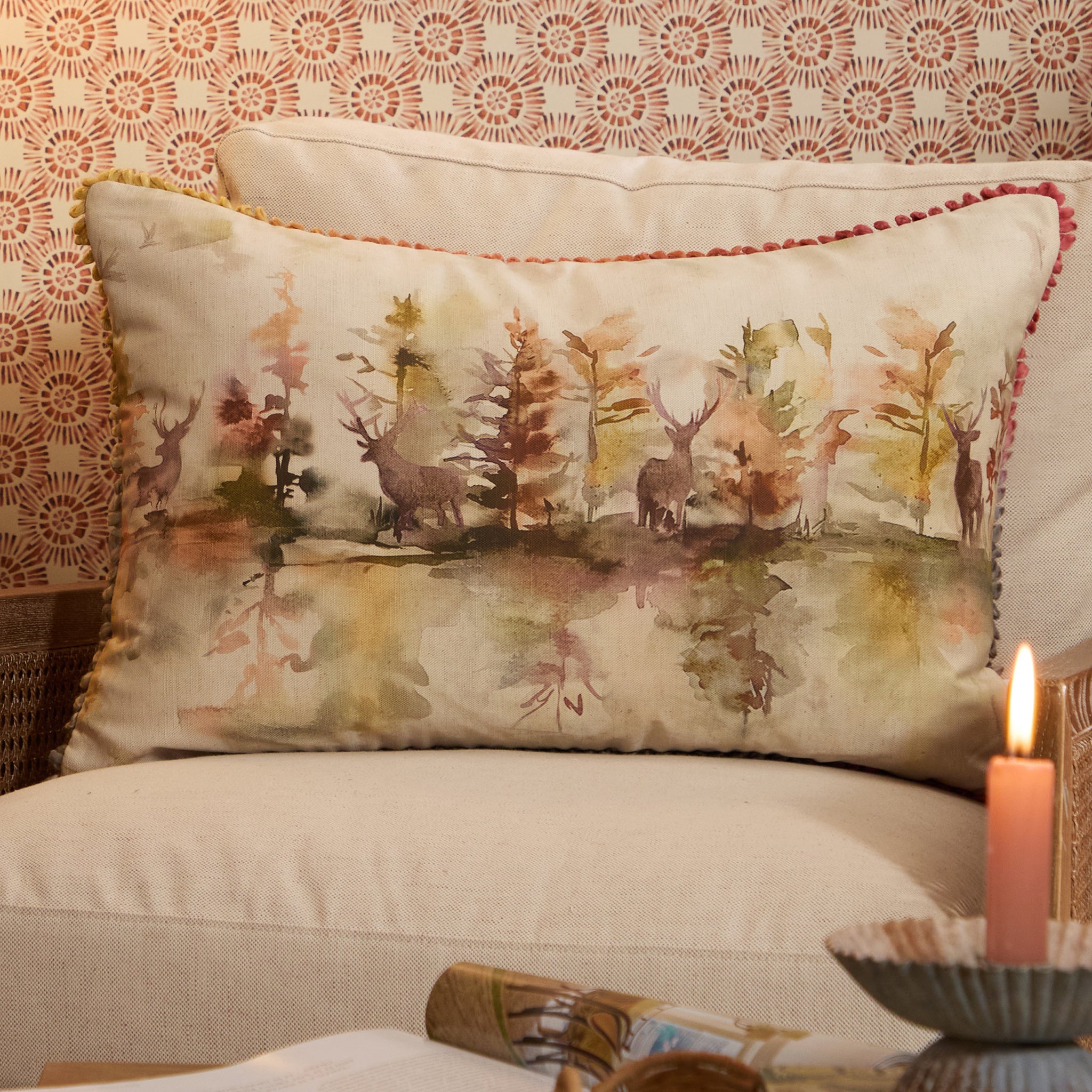 Atlas Plum Cushion
