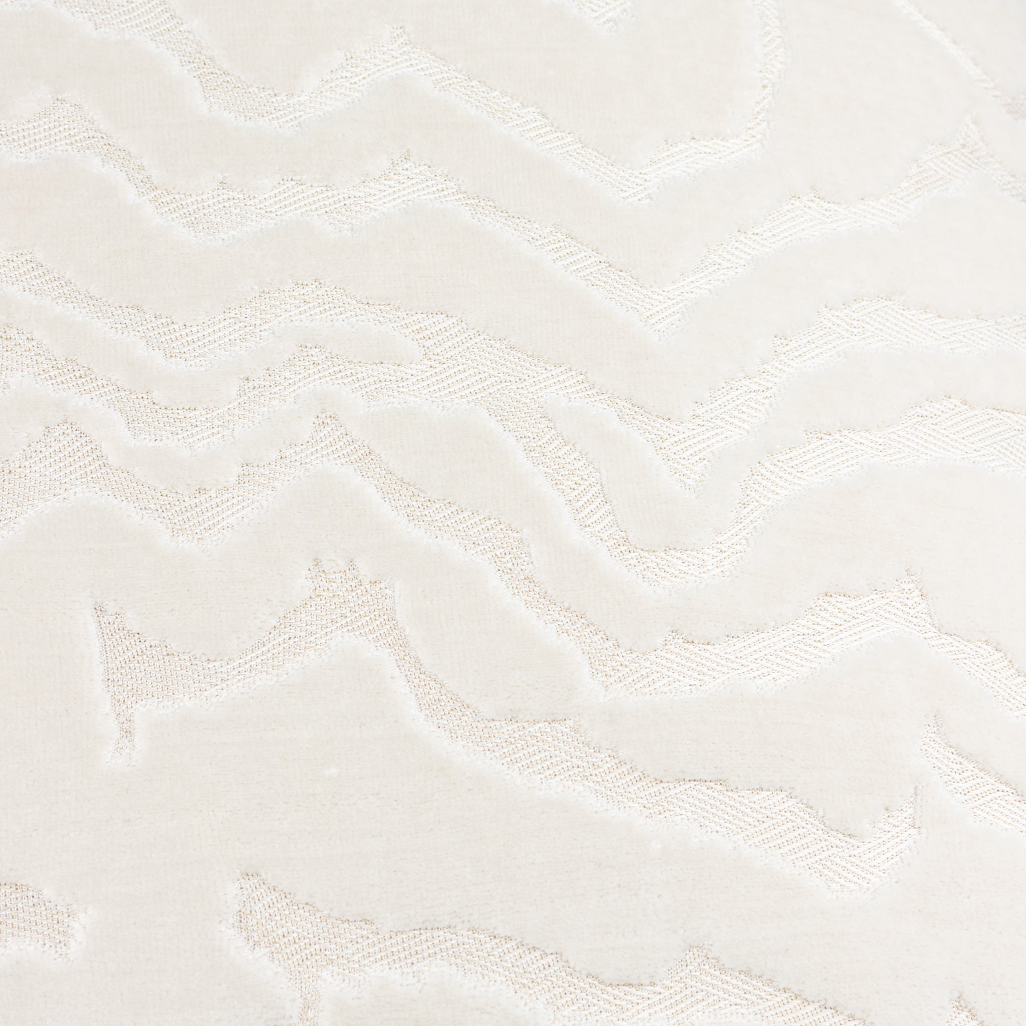 Vesper Cut Velvet Cushion in White