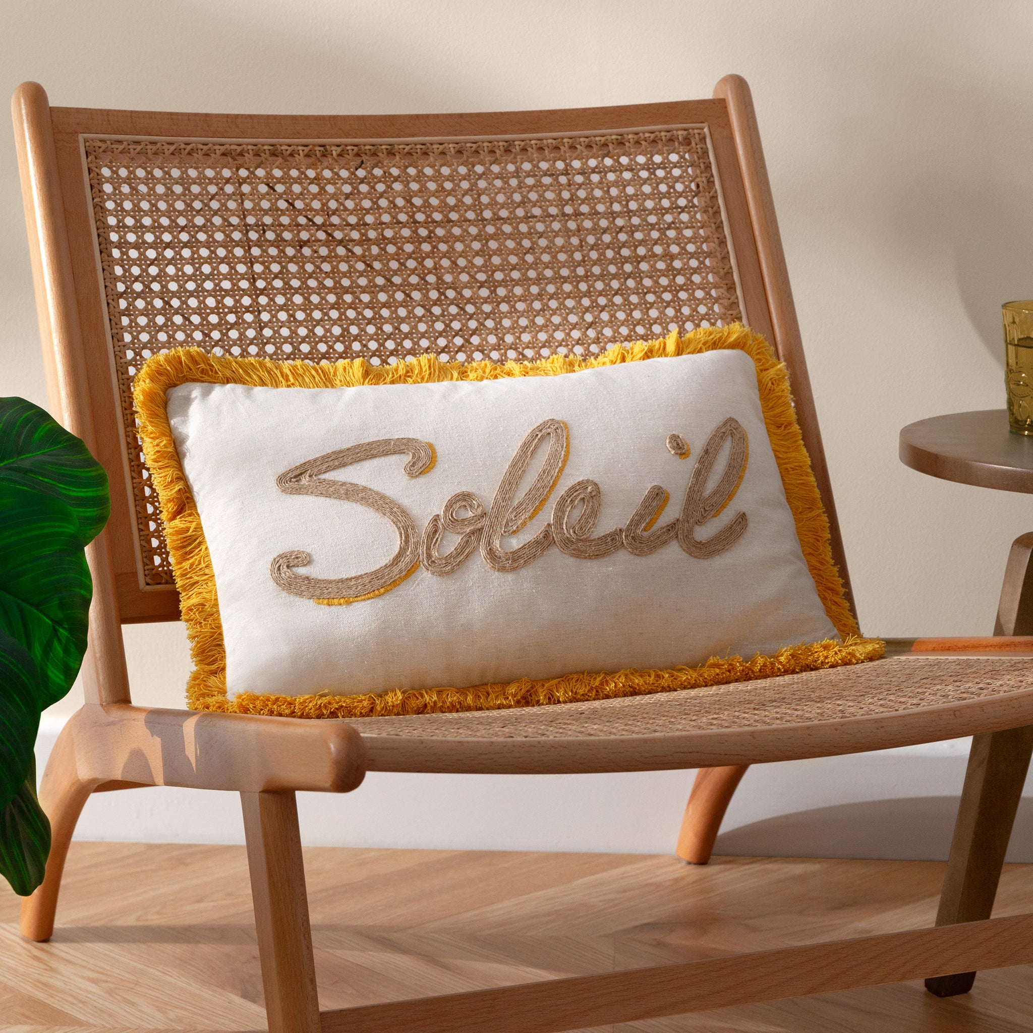 Sol 'Soleil' Embroidered Cushion