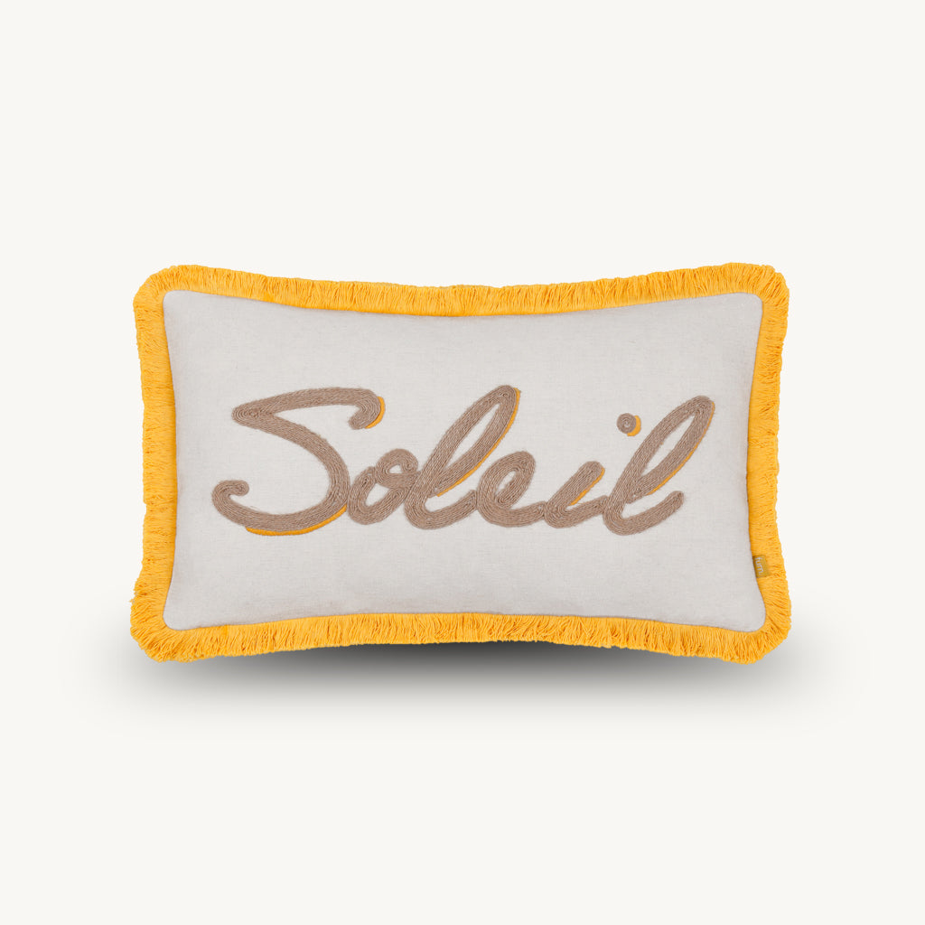 Sol 'Soleil' Embroidered Cushion