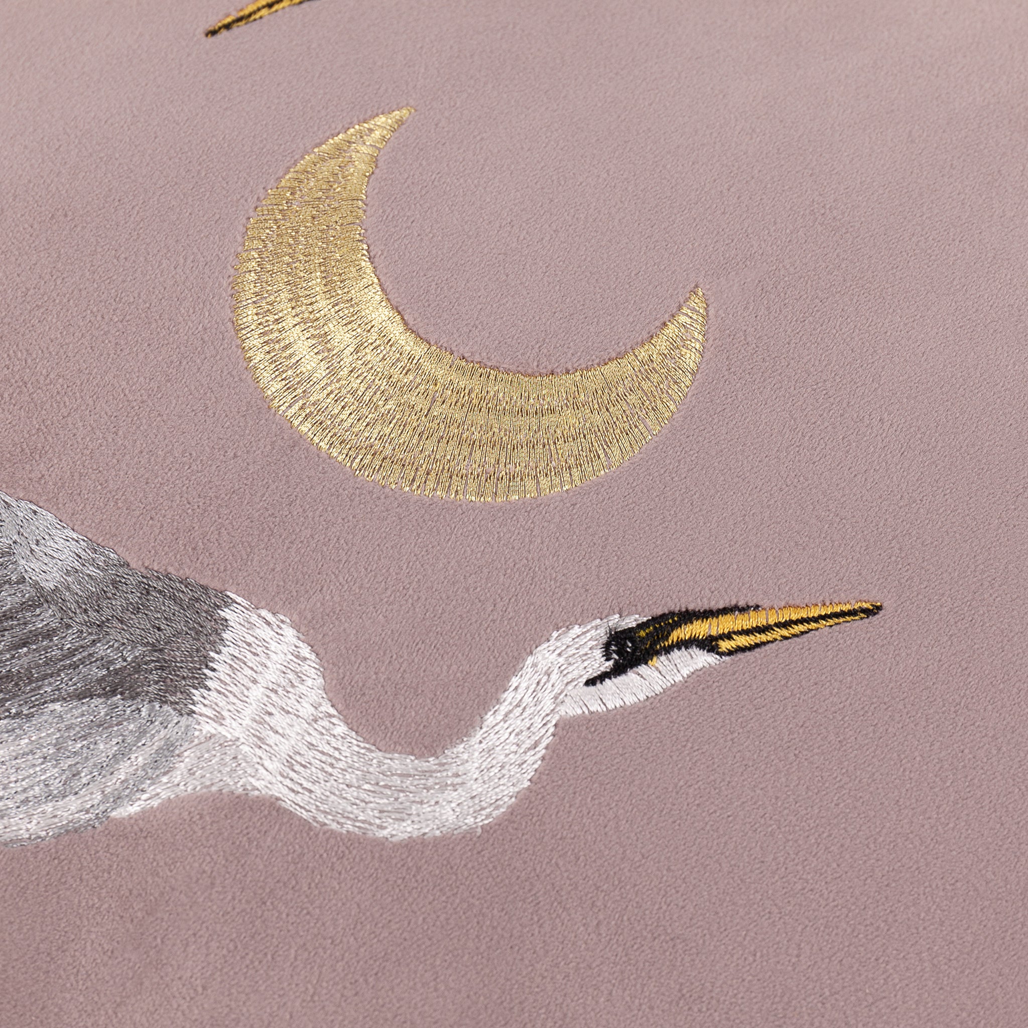 Skye Embroidered Velvet Cushion