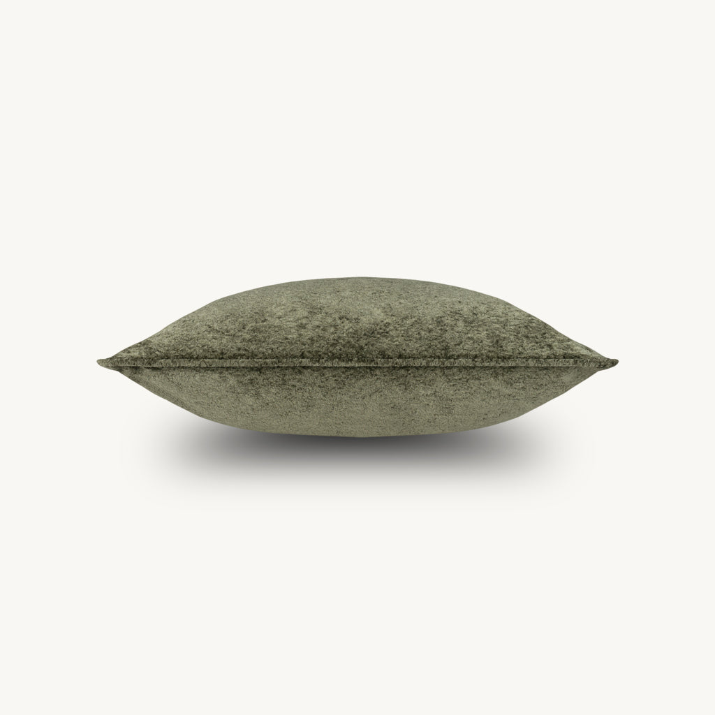 Draco Velvet Cushion in Brown