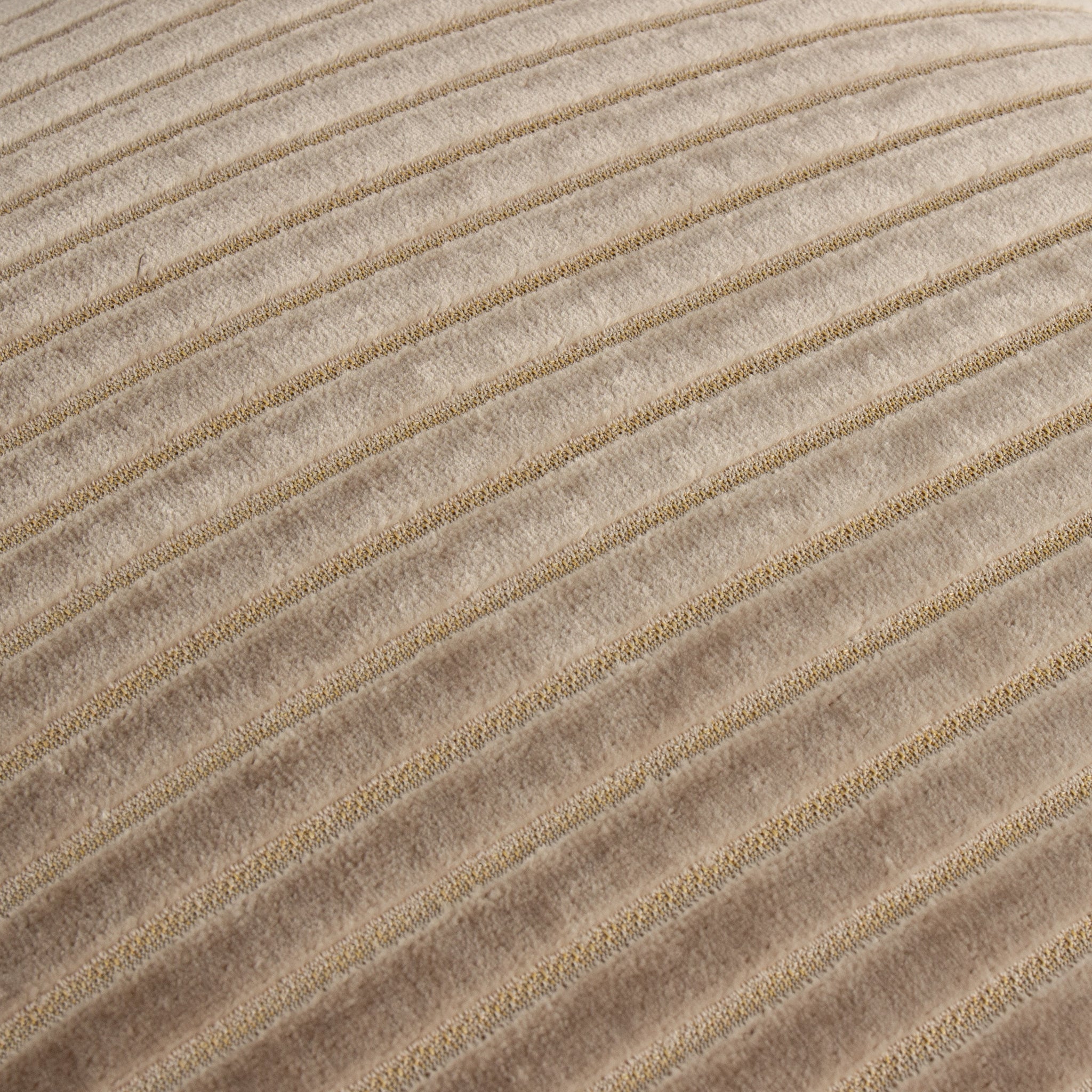 Astra Striped Cushion in Beige