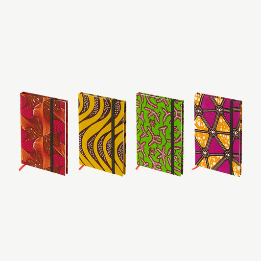 Set of 4 A5 Pattern Notebooks