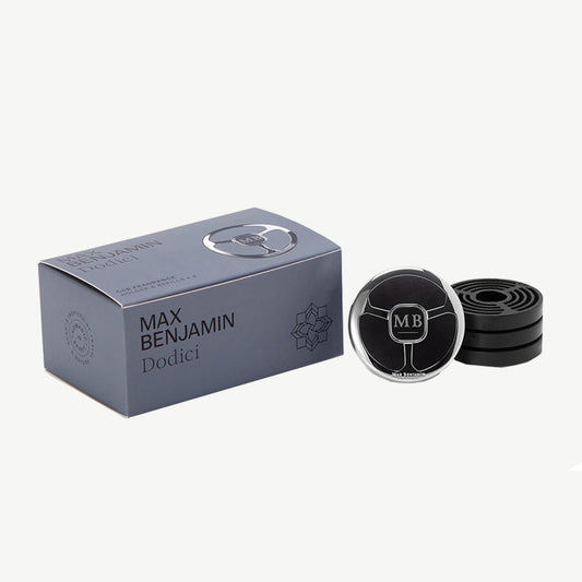 Dark grey car fragrance set