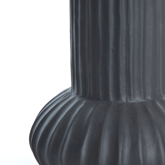 Tall Matt Black Vase
