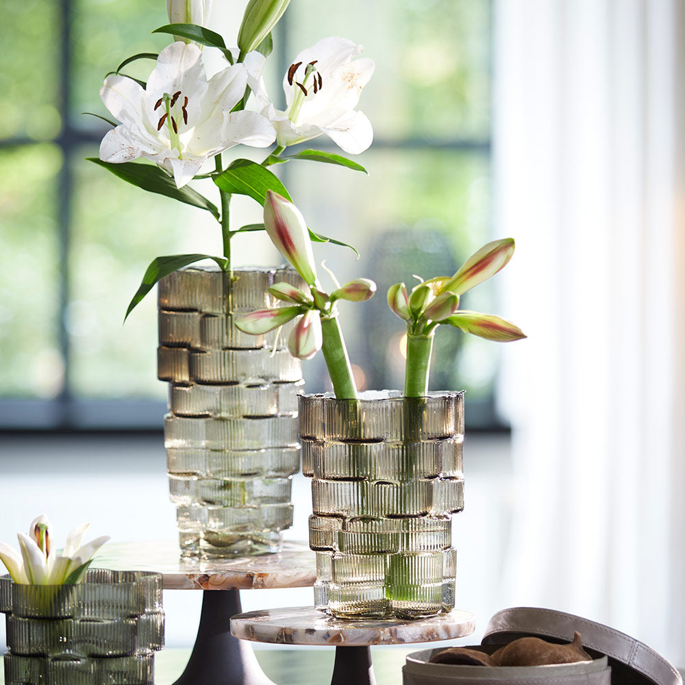 Smoked Glass Vase