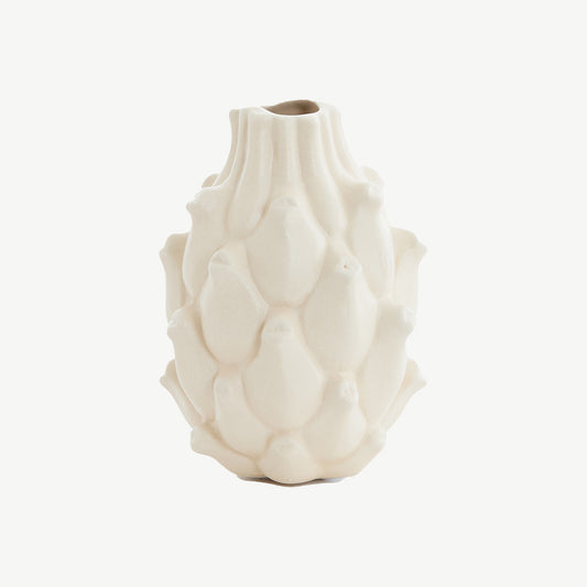 Cream Artichoke Vase