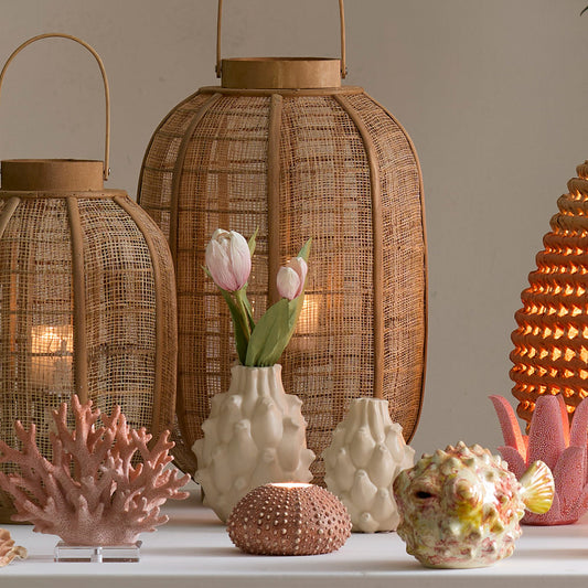 Cream Artichoke Vase