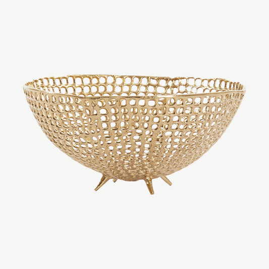 Antique Gold Footed Bowl