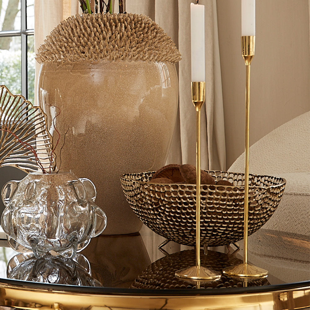 Antique Gold Footed Bowl