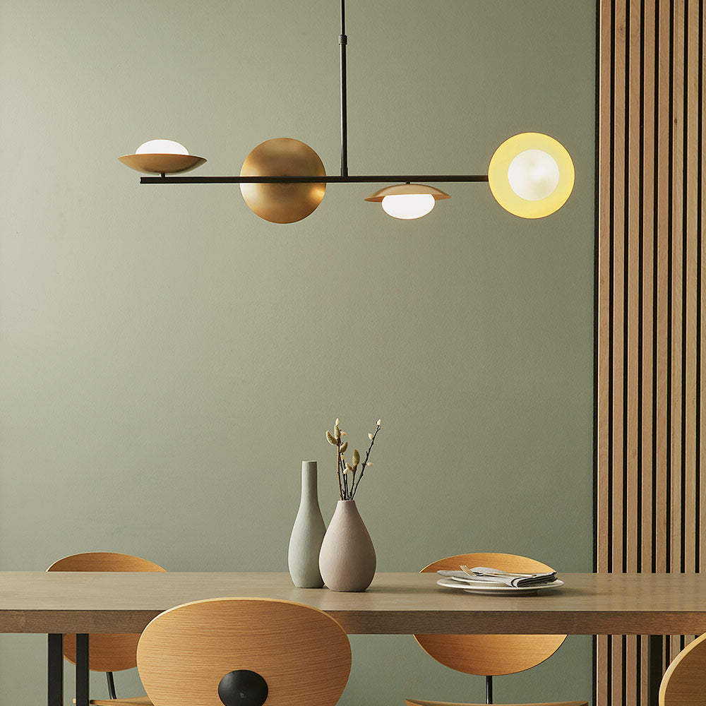 Gold Charlotte Linear Pendant - Arighi Bianchi