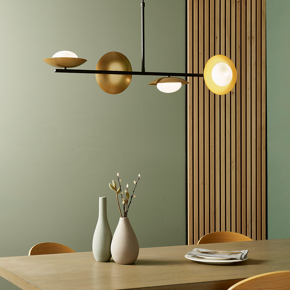 Gold Charlotte Linear Pendant - Arighi Bianchi