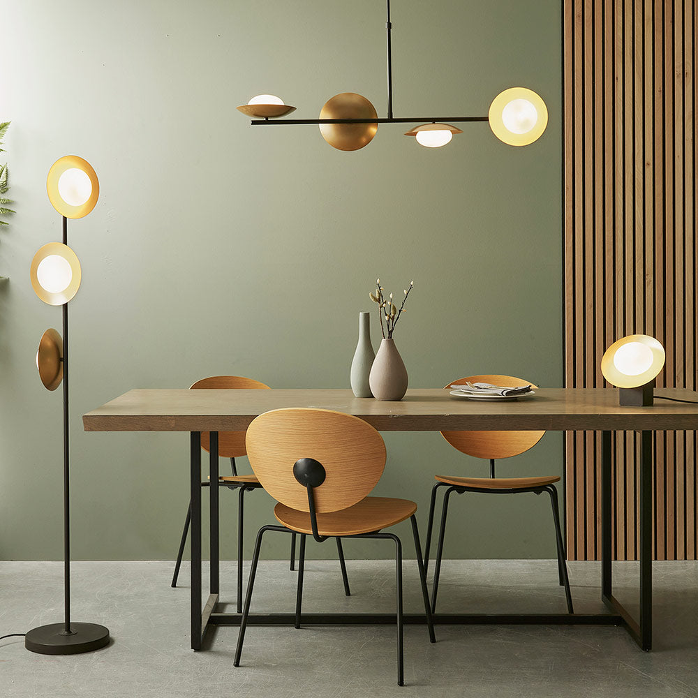 Gold Charlotte Linear Pendant - Arighi Bianchi