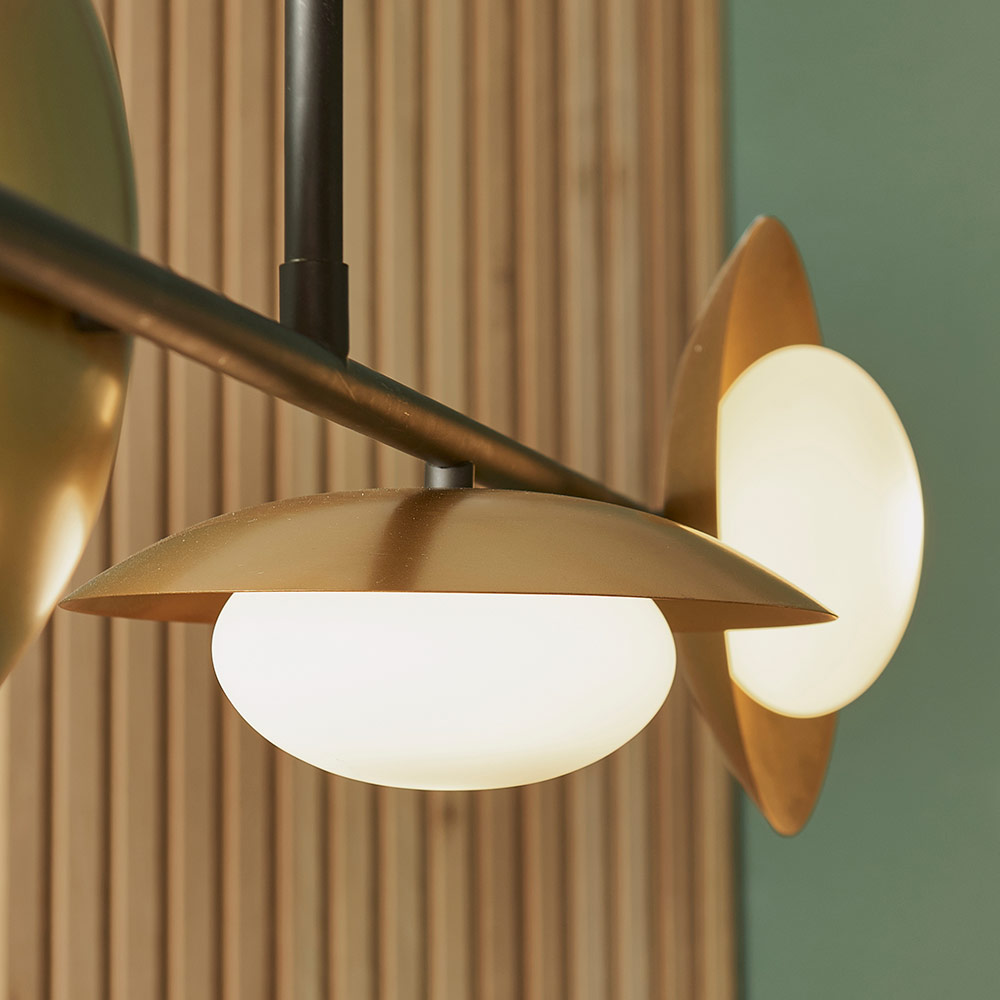 Gold Charlotte Linear Pendant - Arighi Bianchi