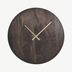 Mango Wood Bowl Wall Clock