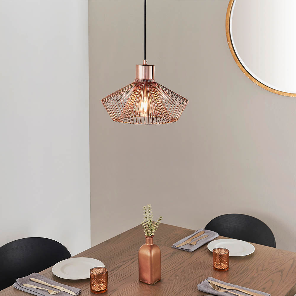 Astrid Pendant Light in Copper