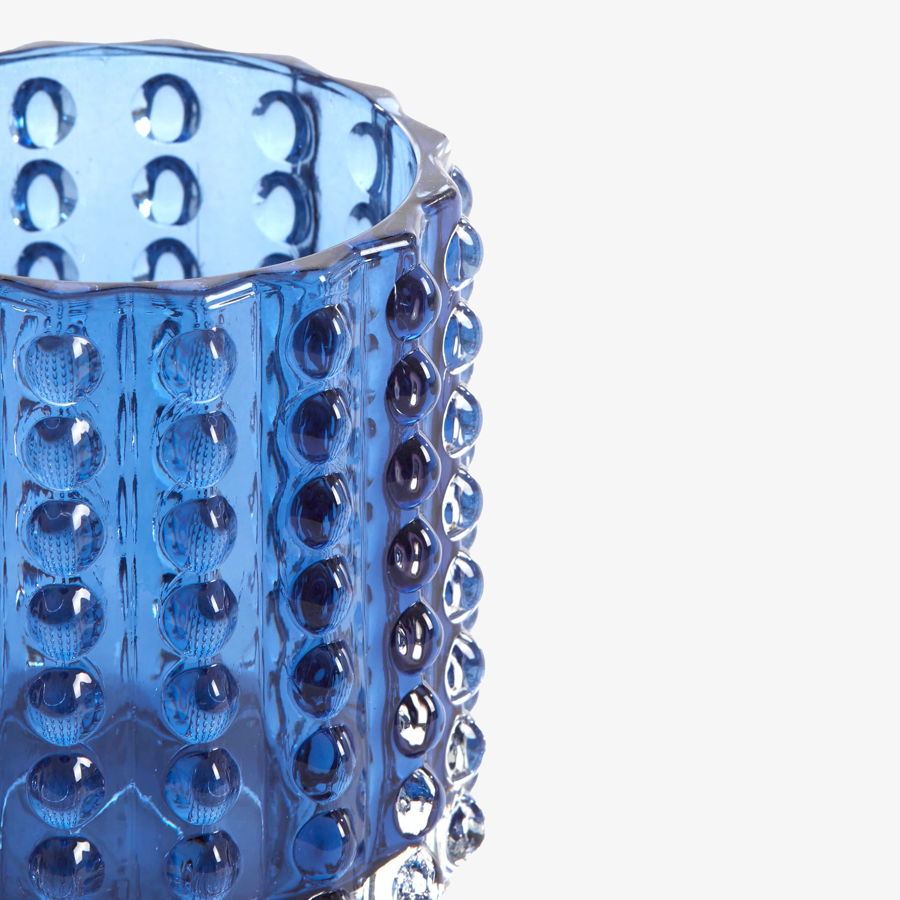 Bubble Effect Tea Light in Blue
