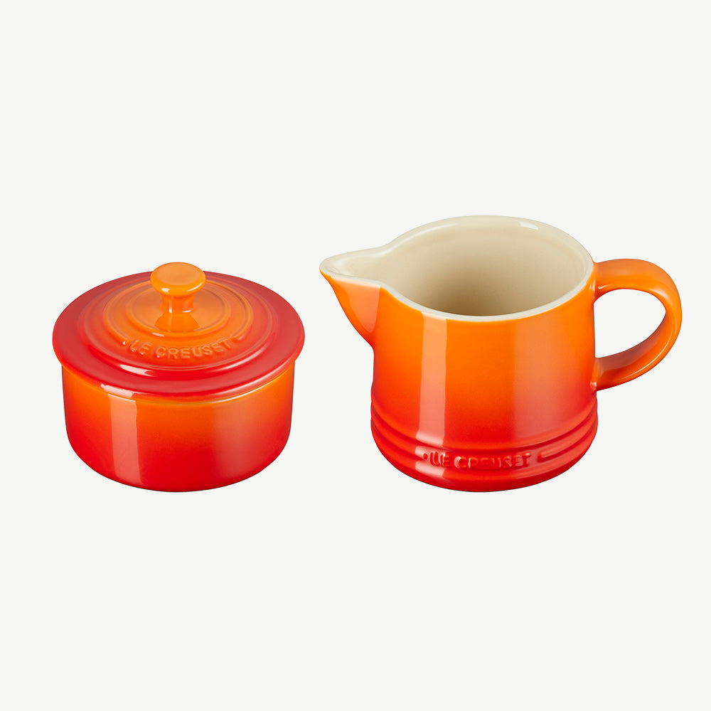 Le Creuset Milk & Sugar Set in Volcanic