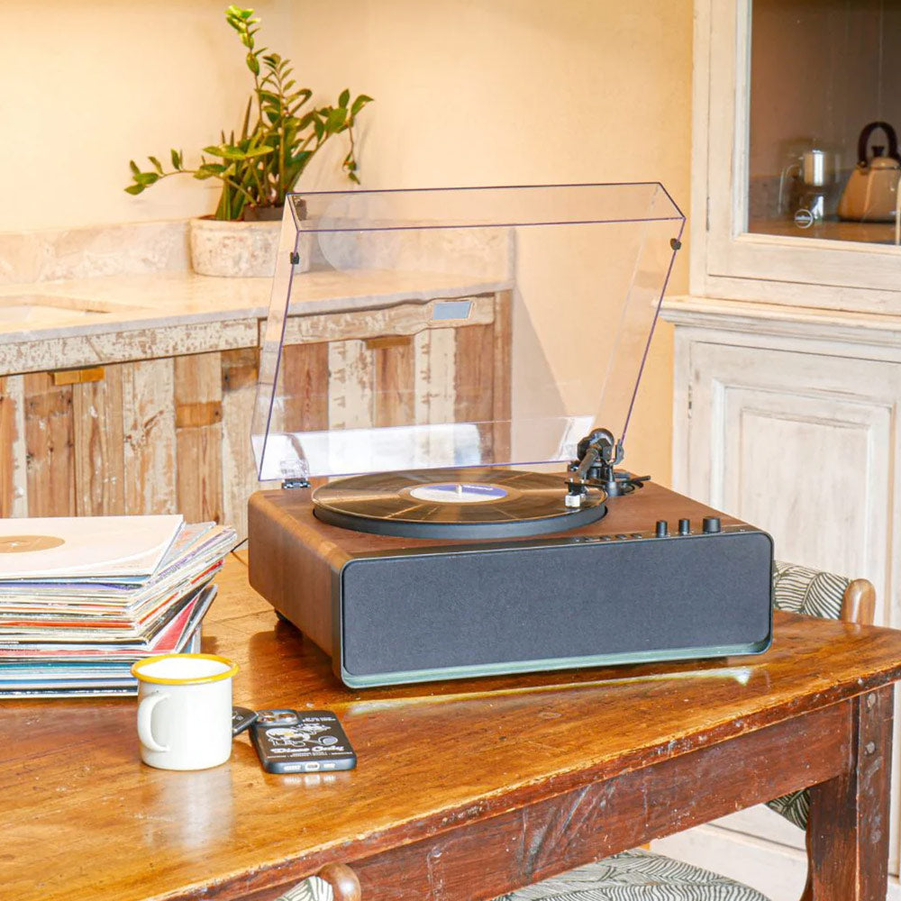 Richmond Deluxe High Power Record Player in Walnut