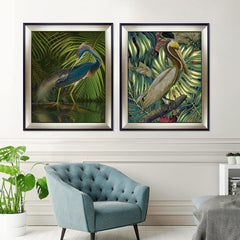 Jungled Water Bird II wall art