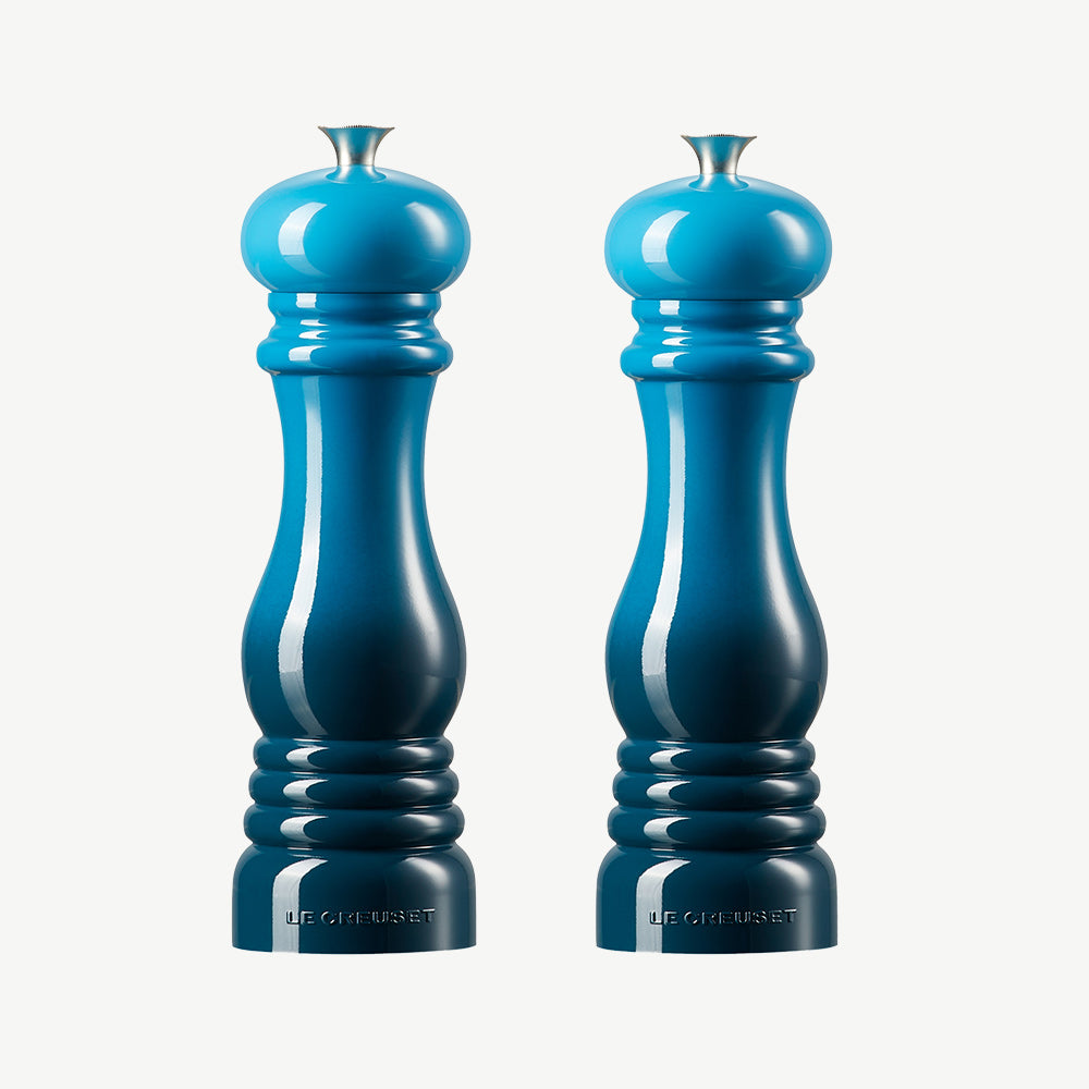 Le Creuset Salt & Pepper Mills Set of 2 in Deep-Teal