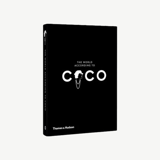 Coco Chanel coffee table book in black