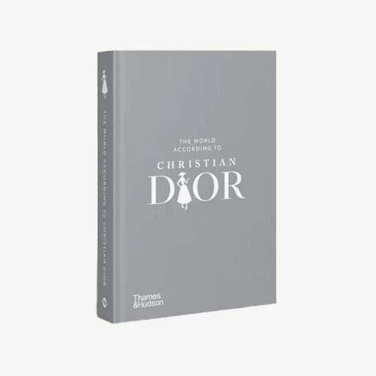 Christian Dior coffee table book in light grey