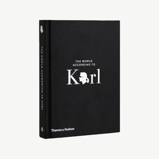 Karl Lagerfeld coffee table book in black