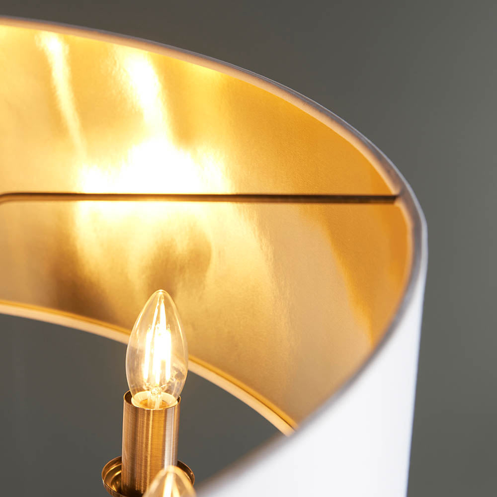 Leif 8lt Pendant Light in Antique Brass