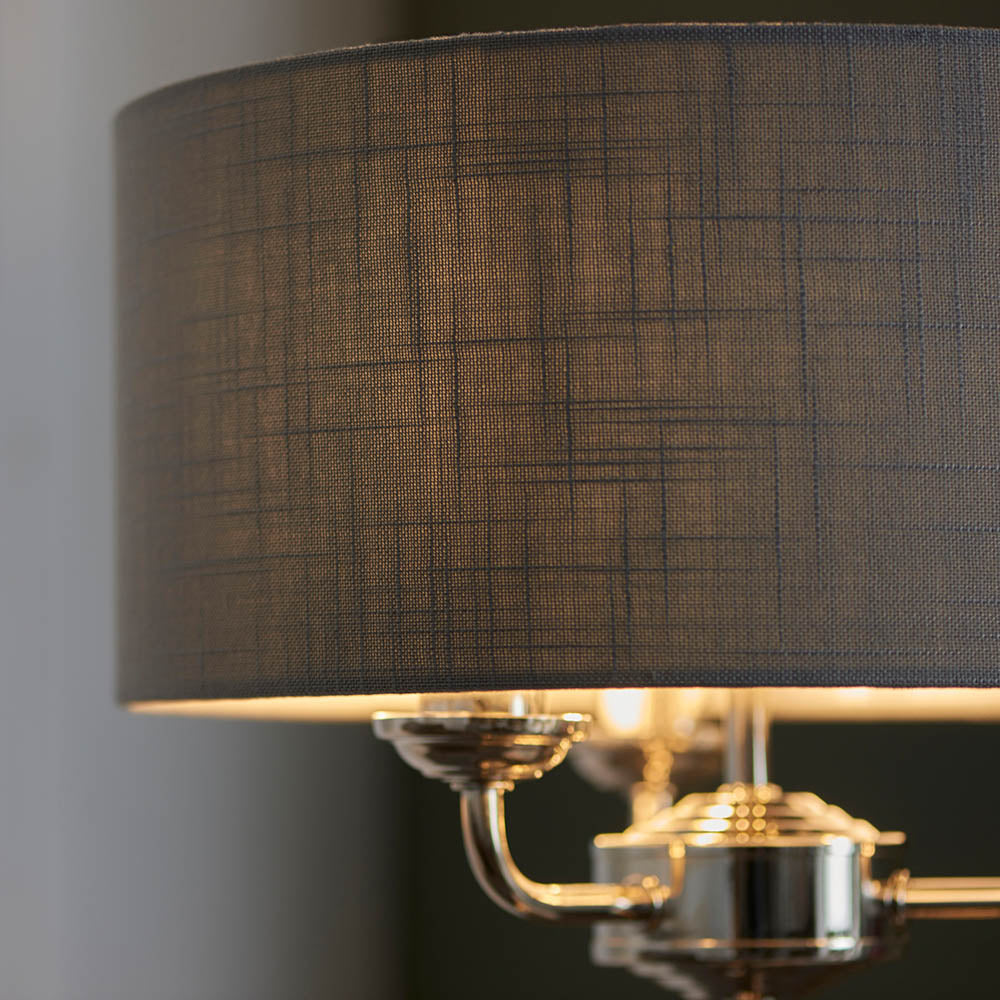 Leif 3lt Table Lamp in Bright Nickel