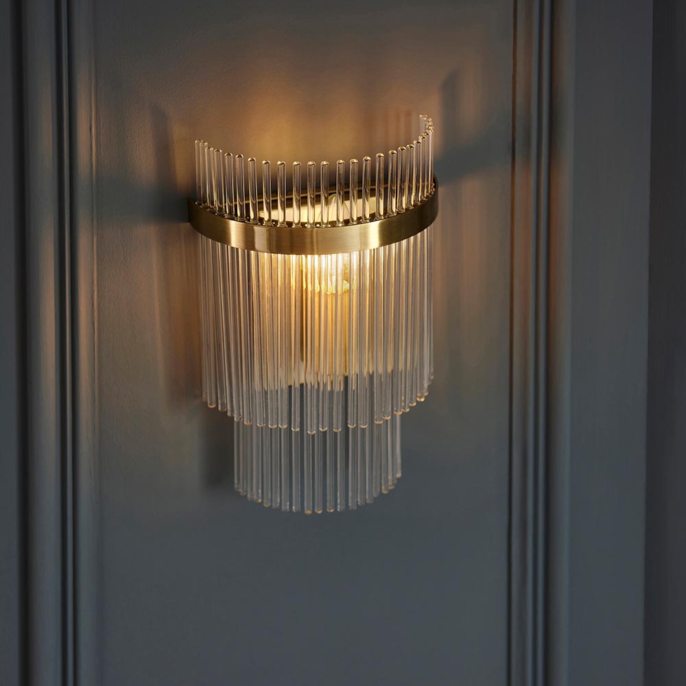 Anders Wall Light in Antique Brass