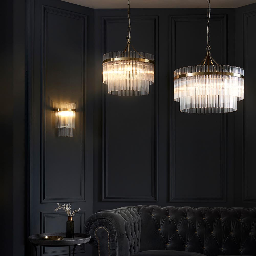 Anders Wall Light in Antique Brass