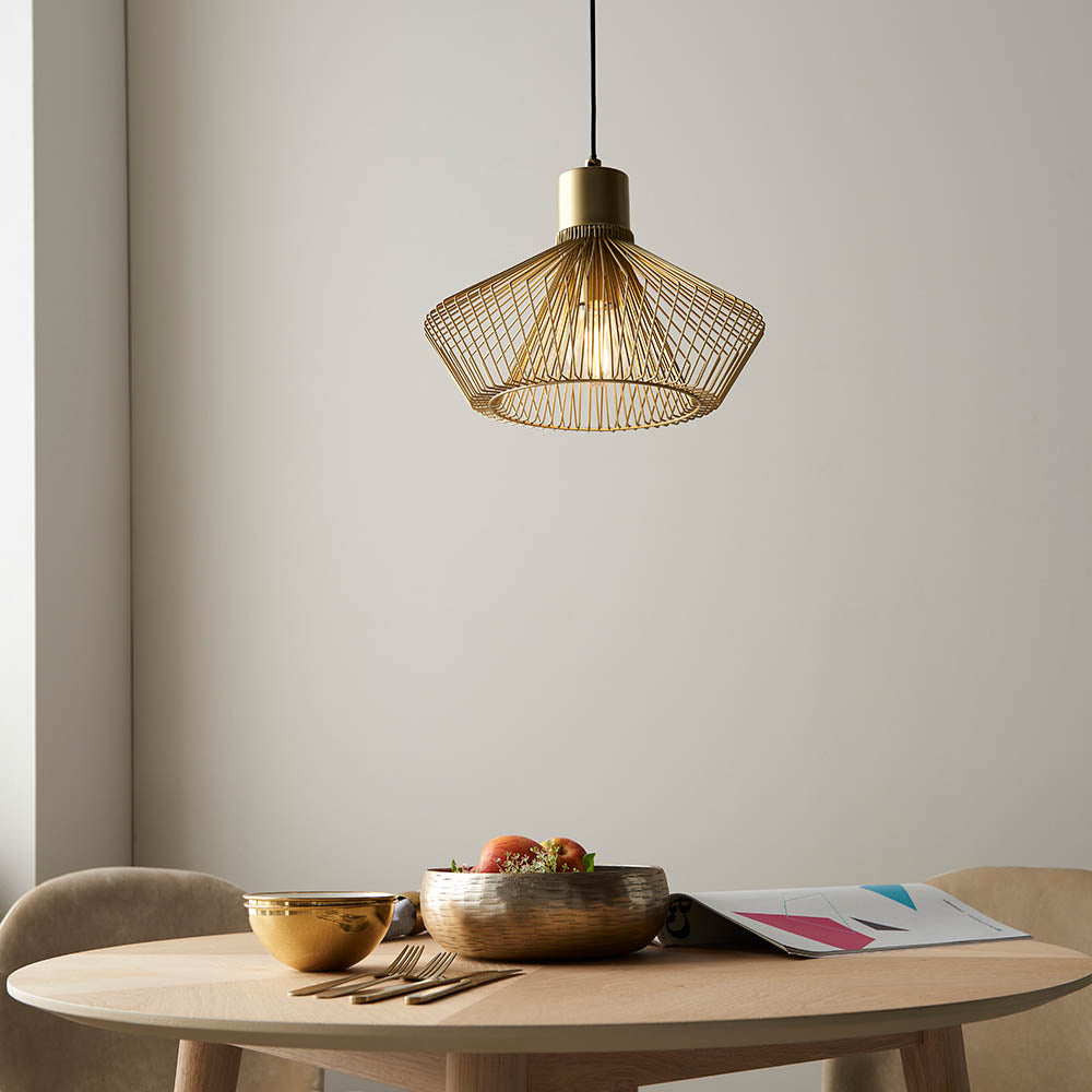 Astrid Pendant Light in Gold