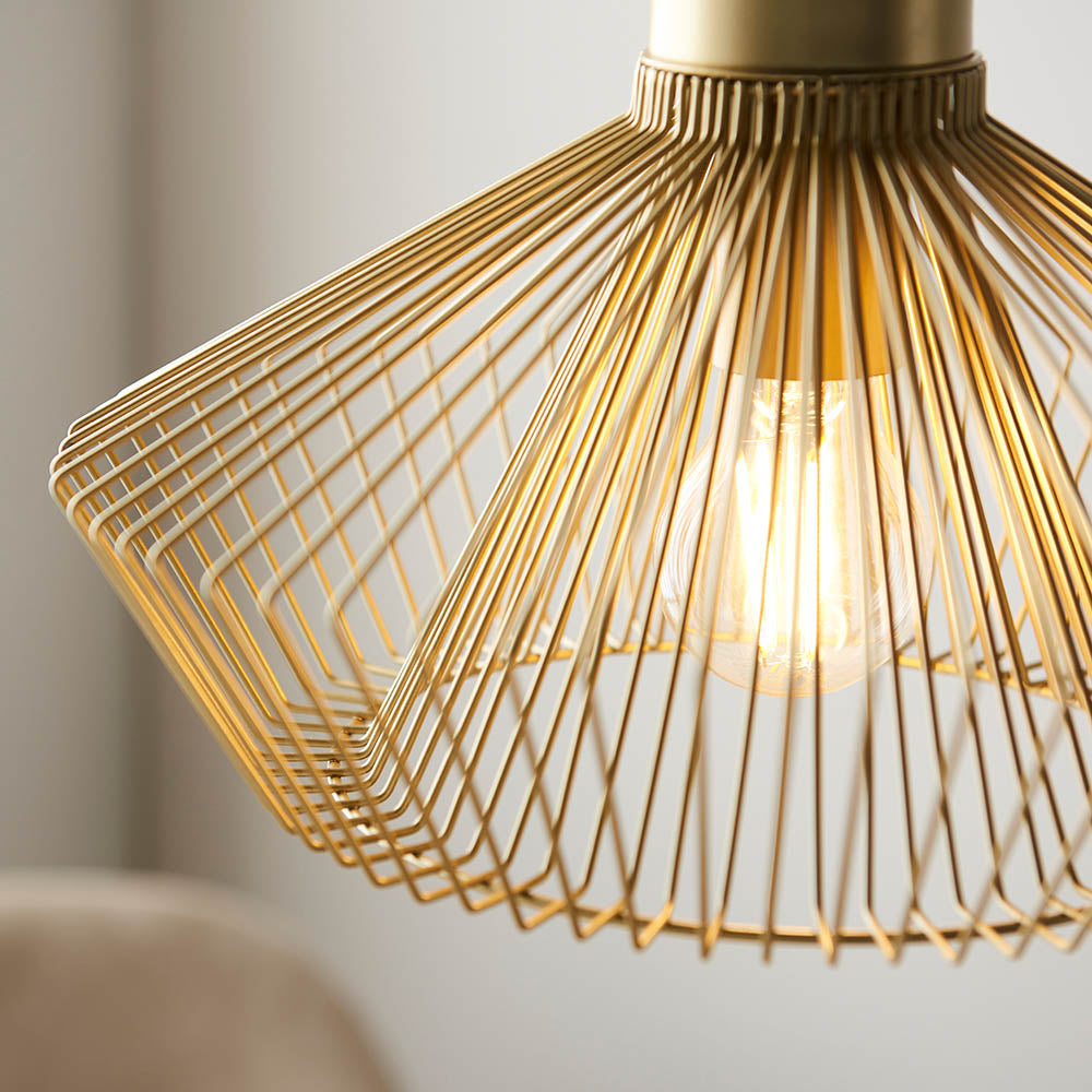 Astrid Pendant Light in Gold