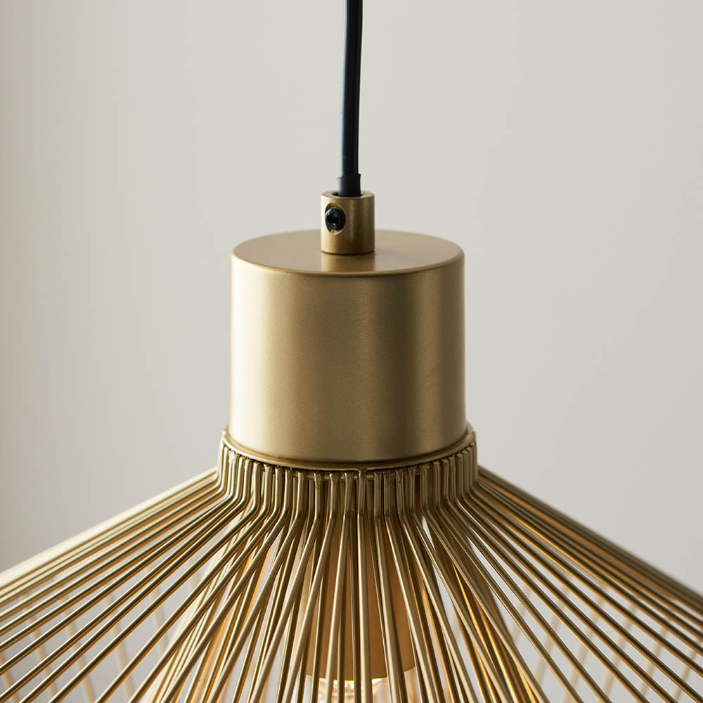Astrid Pendant Light in Gold