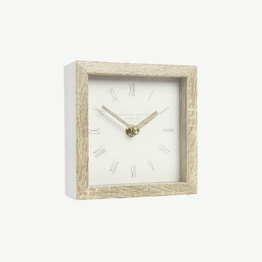 Nordic mantel clock in tofu