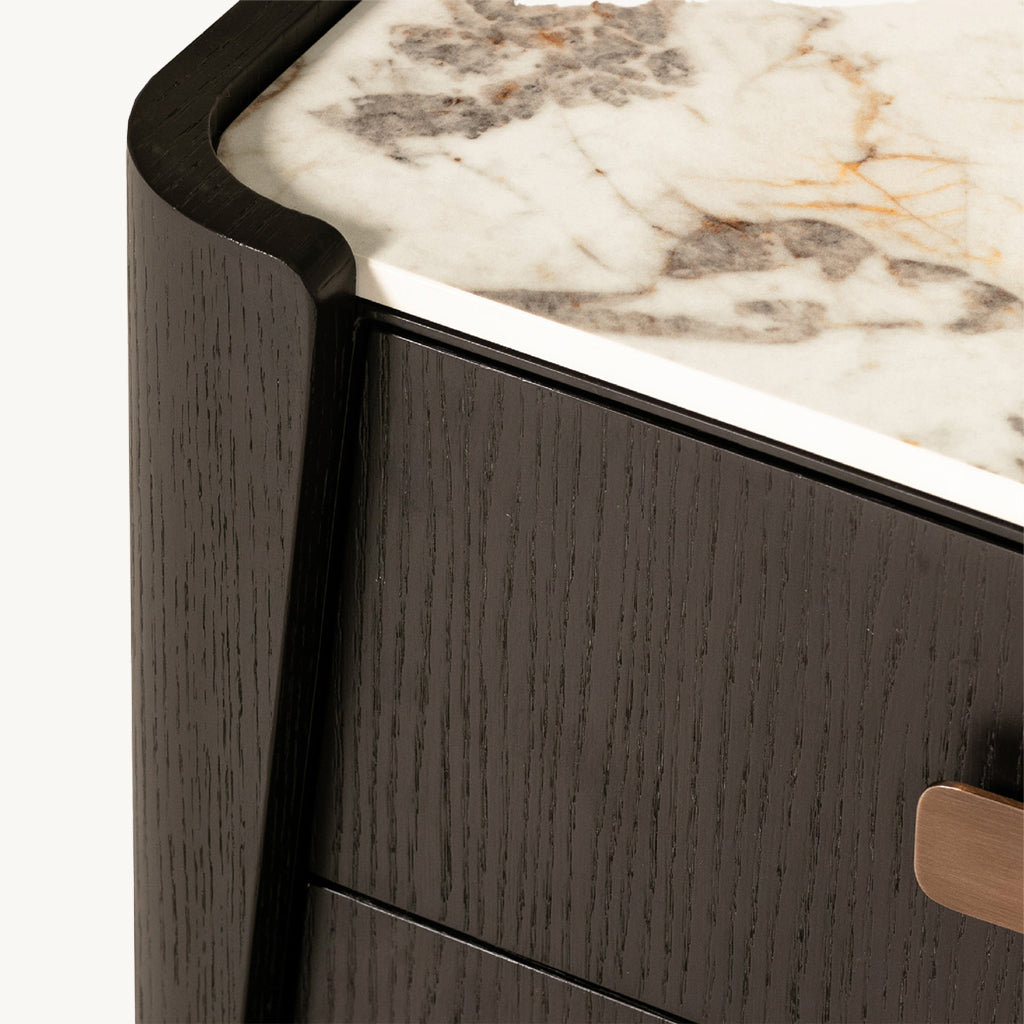Adara 2 Drawer Bedside Table