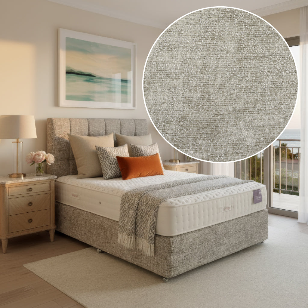 Arighi Bianchi 4 Drawer Broadway Bed in Alaska Silver