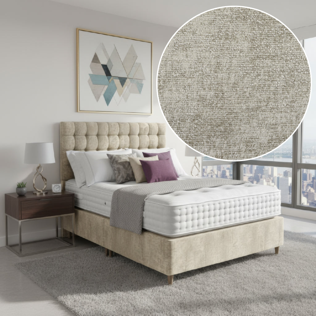 Arighi Bianchi Stamford Headboard in Alaska Silver