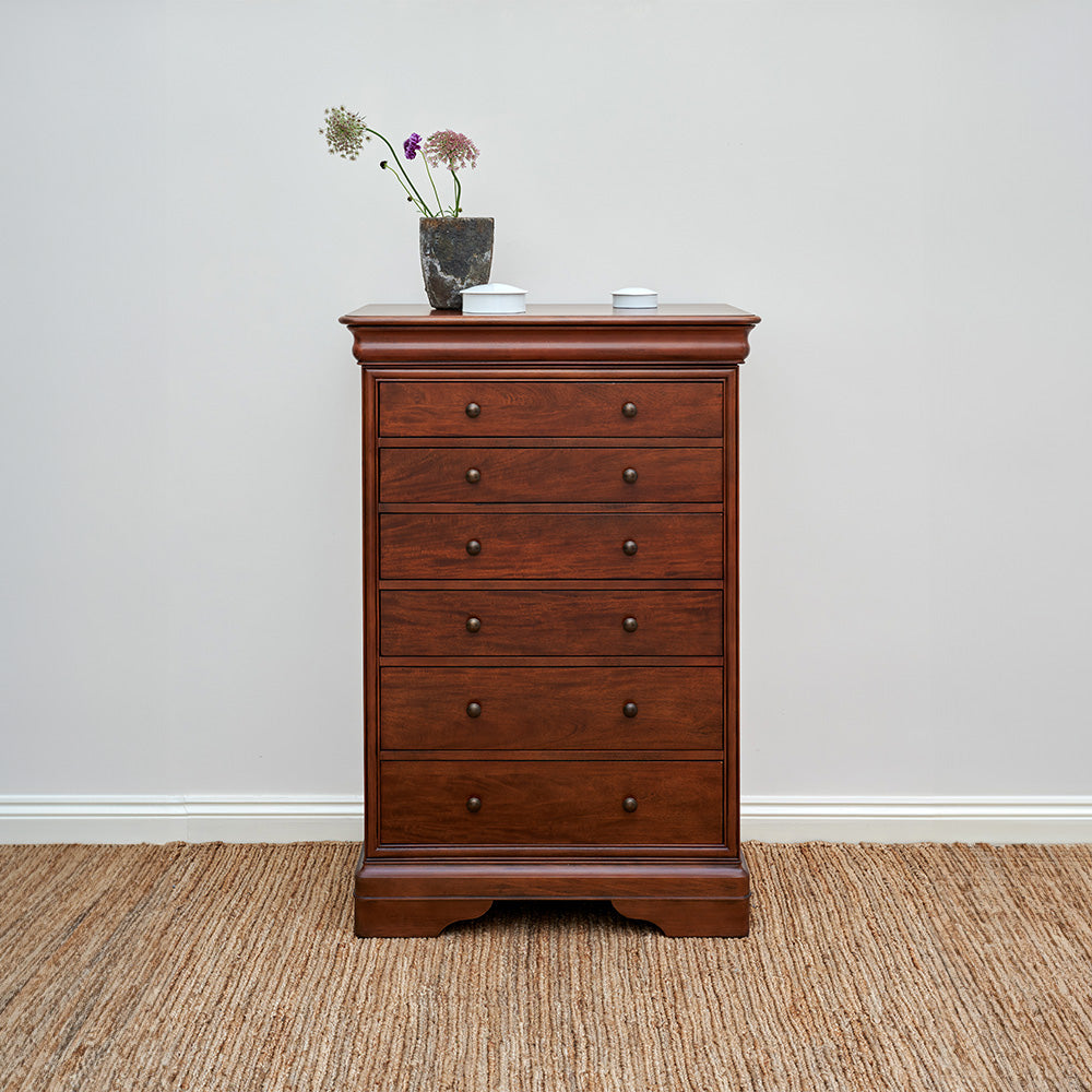 Antoinette Tall Chest 6 Drawers