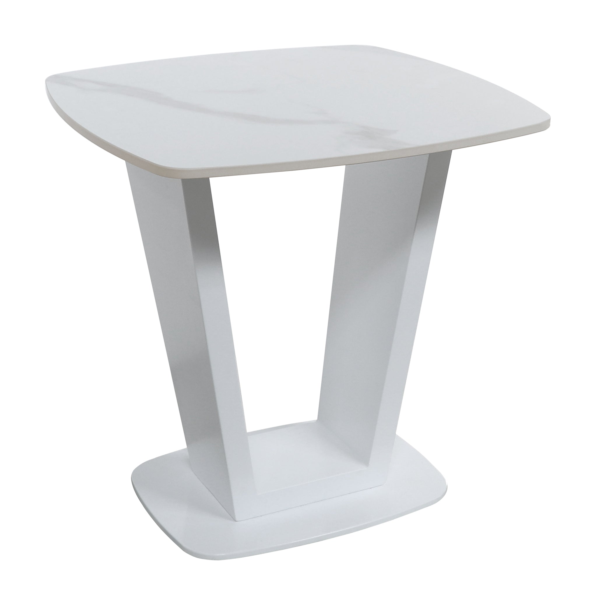Cordova Lamp Table in White