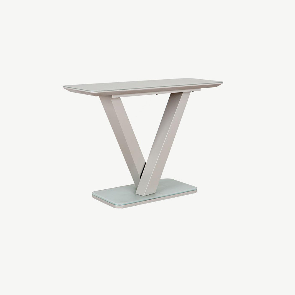 Aragon Matte Grey Console Table