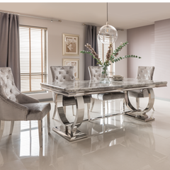 Arianna Dining Table in Grey