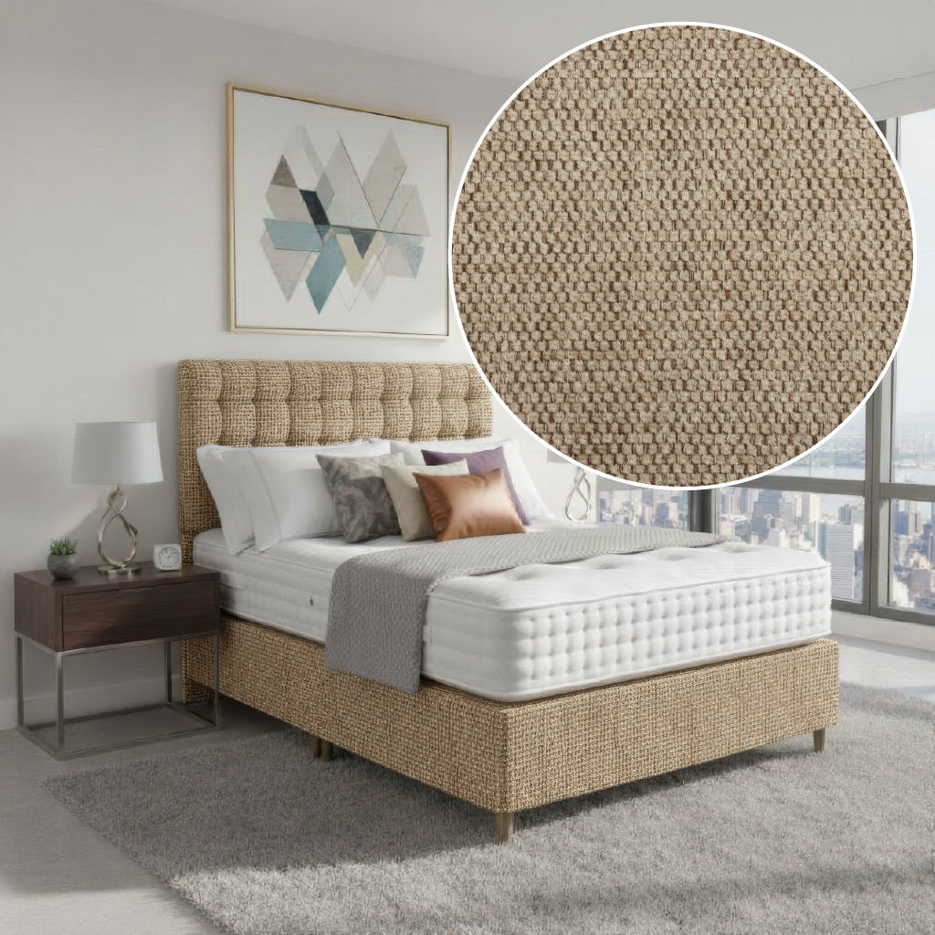 Arighi Bianchi Stamford Bed in Ascot Biscuit