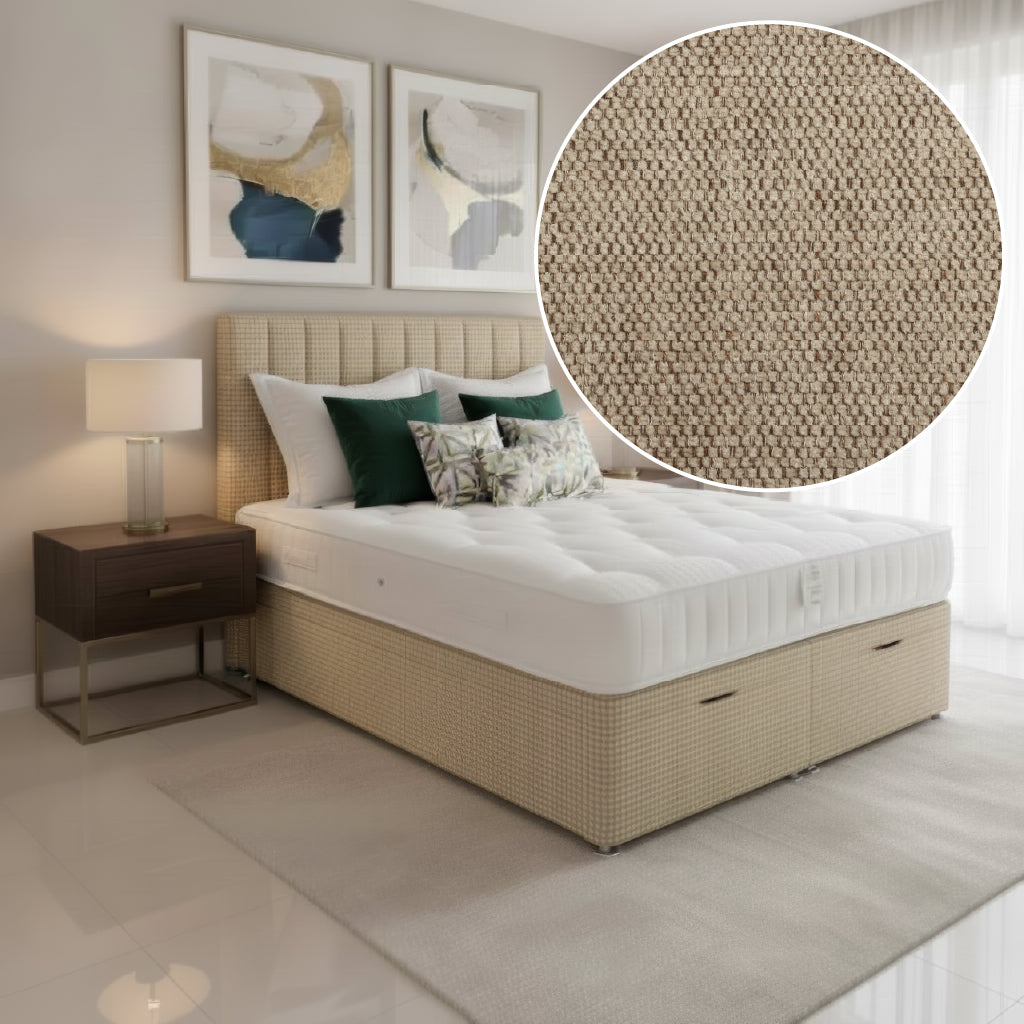 Arighi Bianchi Ottoman Gene Bed in Ascot Biscuit