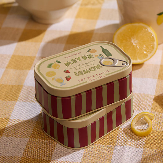 Bistro Lemon Tin Scented Candle