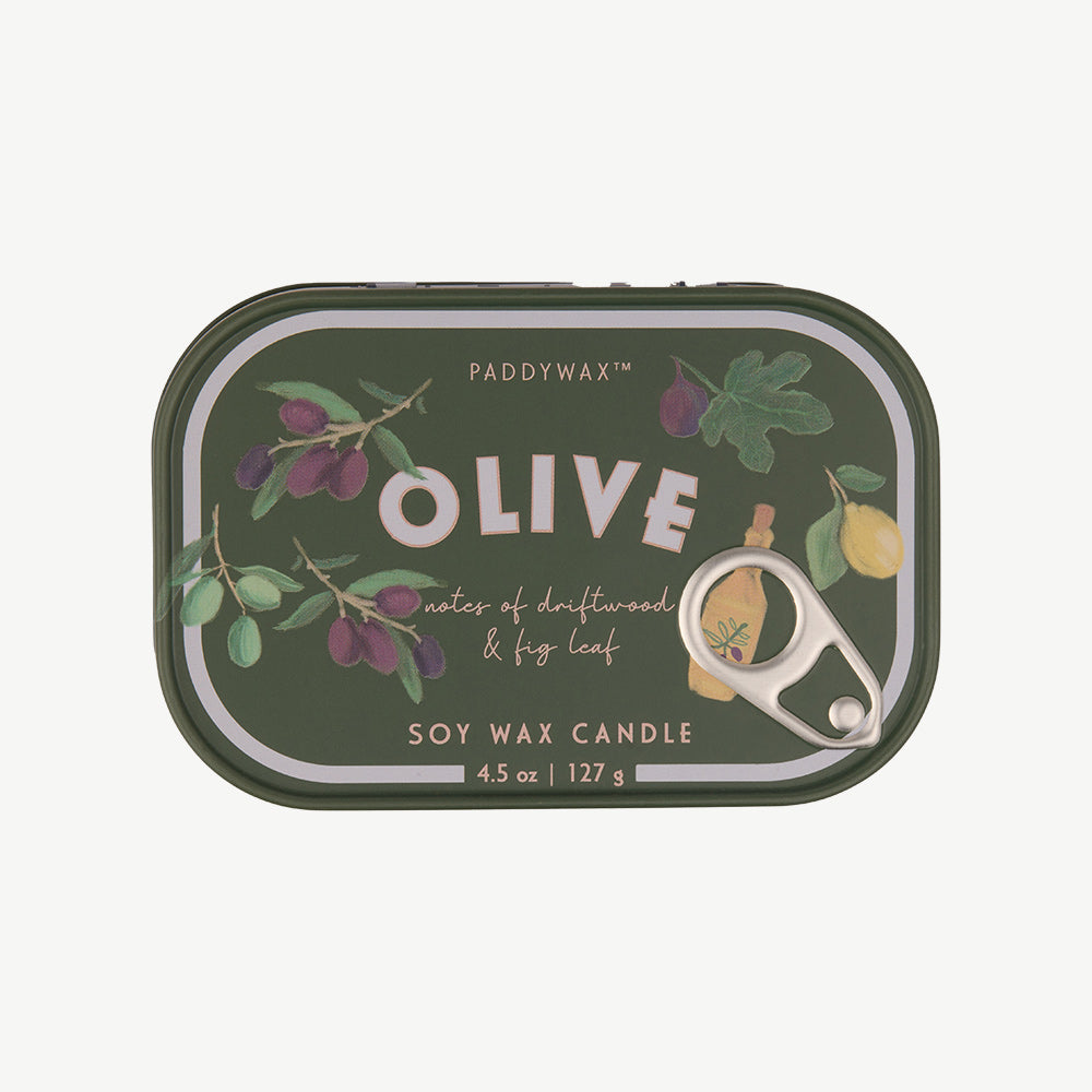 Bistro Fig & Olive Tin Scented Candle