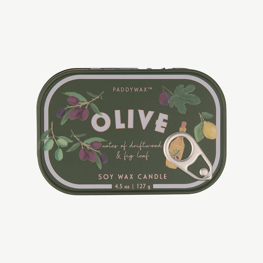 Bistro Fig & Olive Tin Scented Candle
